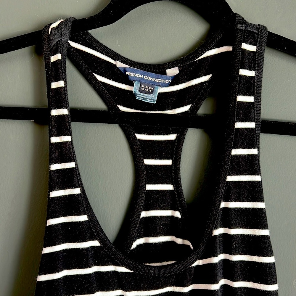 FRENCH CONNECTION striped racerback midi dress - Picture 2 of 3